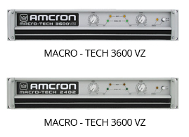 パワーアンプ AMCRON/CROWM　MACRO-TECHシリーズ